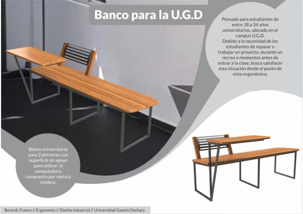 Banco para la UGD - Franco Berardi.