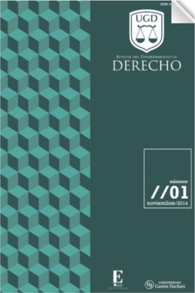 Revista del Departamento de Derecho, Número 1