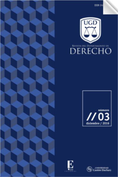 Revista del Departamento de Derecho, Número 3