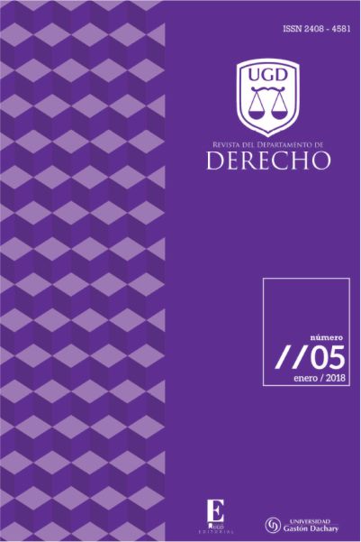 Revista del Departamento de Derecho, Número 5 