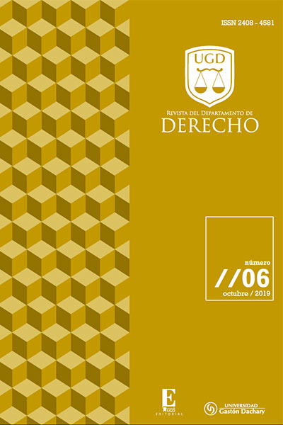 Revista del Departamento de Derecho, Número 6