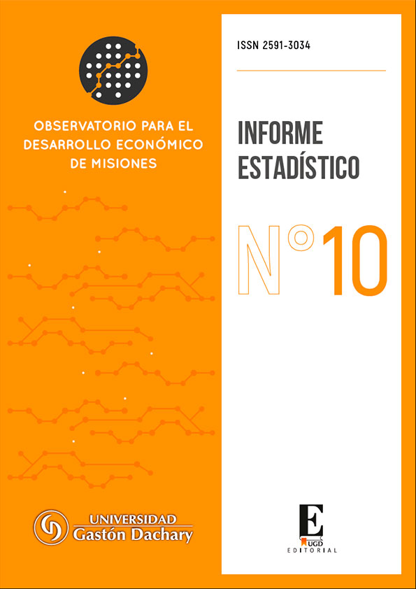 Informe estadístico. Observatorio para el Desarrollo Económico de Misiones. Tercer trimestre de 2018. Número 10