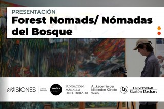 Presentan trabajo artístico de estudiante kazajo que investigó comunidades guaraníes en Misiones