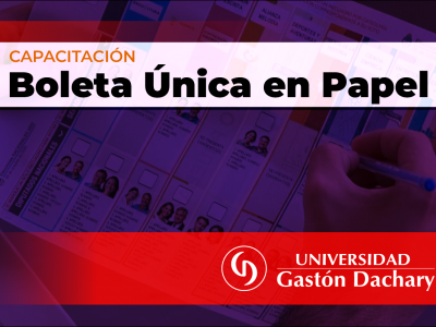 Capacitación sobre la Boleta Única de Papel en la UGD