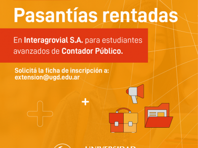 Pasantía Interagrovial Contador - Admin de Empresas